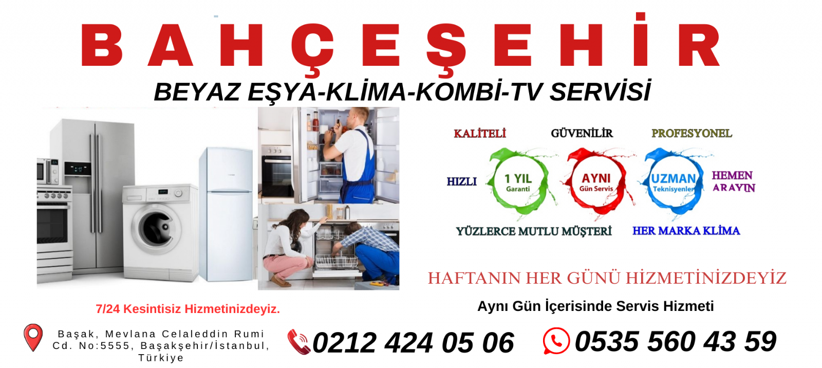 Başakşehir Beyaz Eşya Servisi